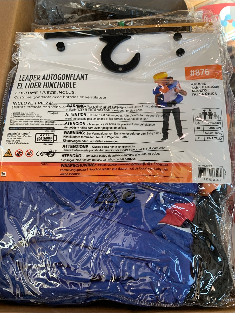 Leader Inflatable Adult One Size Fits All - Picture 3 of 3